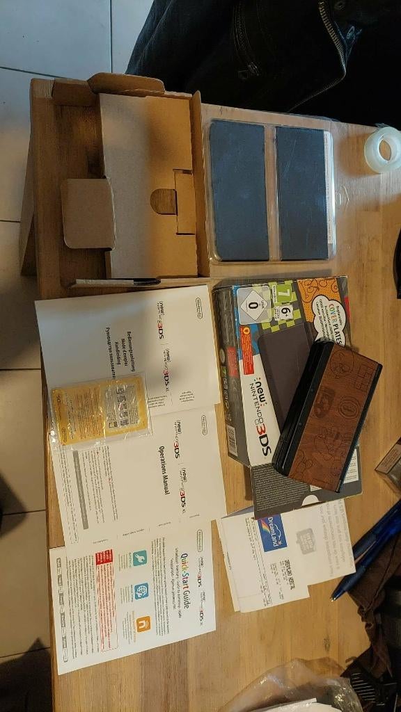 [COLLECTOR] Nieuwe Nintendo 3DS zwart DUAL/TOP IPS, Games en Spelcomputers, Ophalen, Met games, Zwart, 3DS