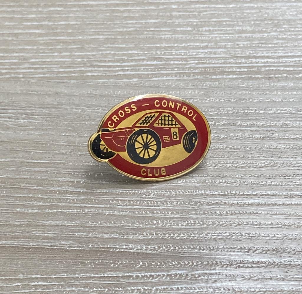 PIN - CROSS-CONTROL CLUB - CROSS - BUGGY, Verzenden, Gebruikt, Sport, Speldje of Pin