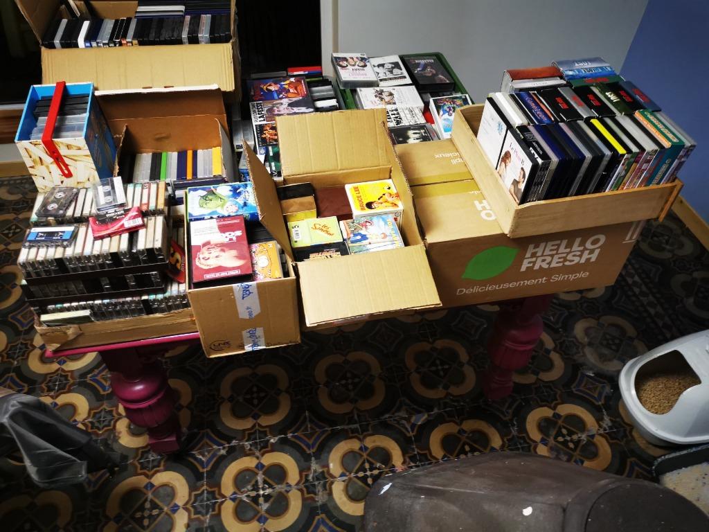vhs dvd's, Enlèvement