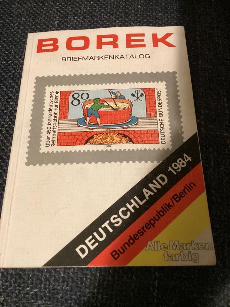 Borek briefmarkenkatalog Deutschland 1984 BRD Duitsland, Postzegels en Munten, Ophalen of Verzenden, Catalogus