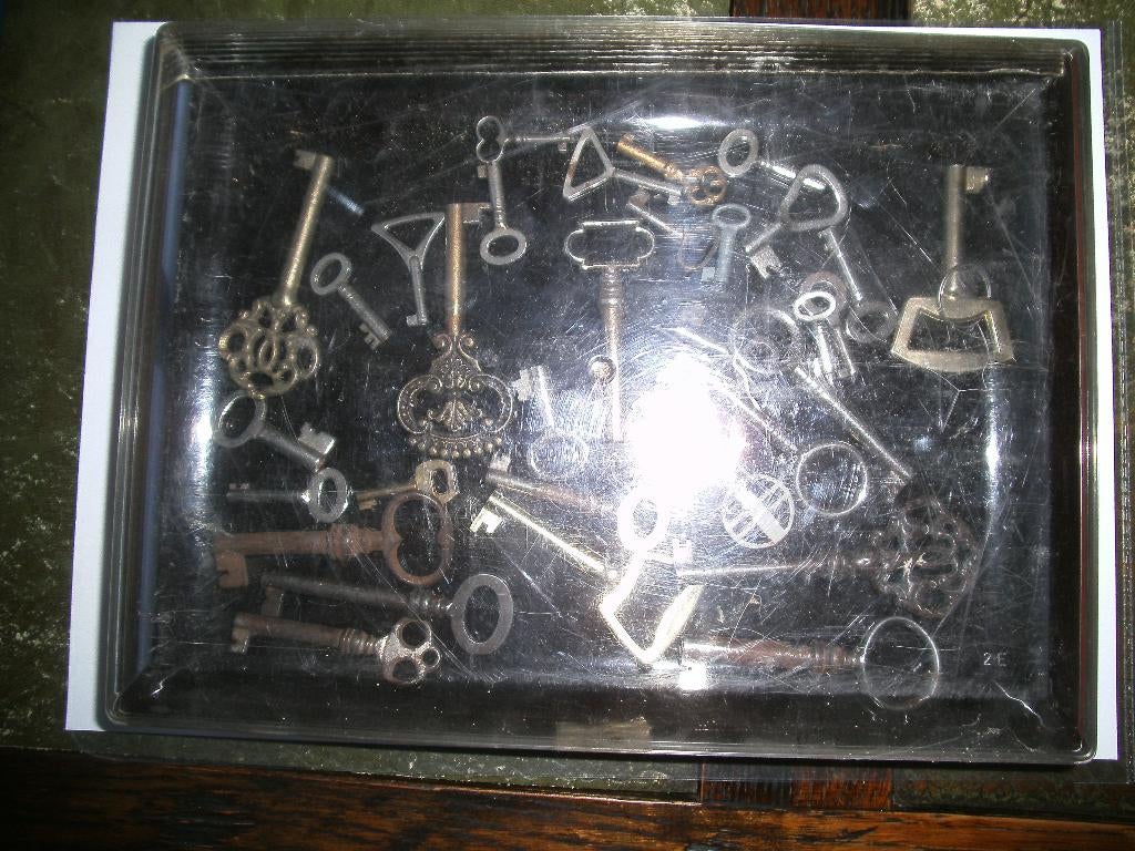 Lot diverse kast(deur)sleutels, Ophalen of Verzenden, Gebruikt, Overige materialen, Overige typen