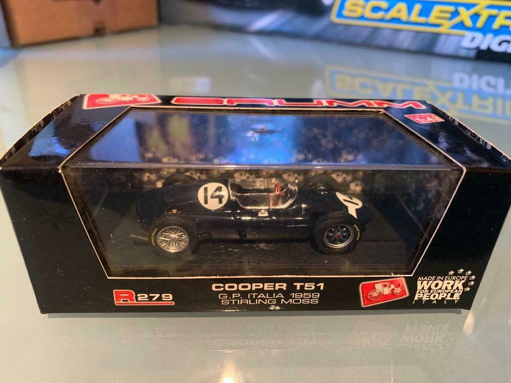 BRUMM F1 Cooper T51 1959 Stirling Moss, Hobby & Loisirs créatifs, Voitures miniatures | 1:43, Enlèvement ou Envoi, Neuf, Voiture