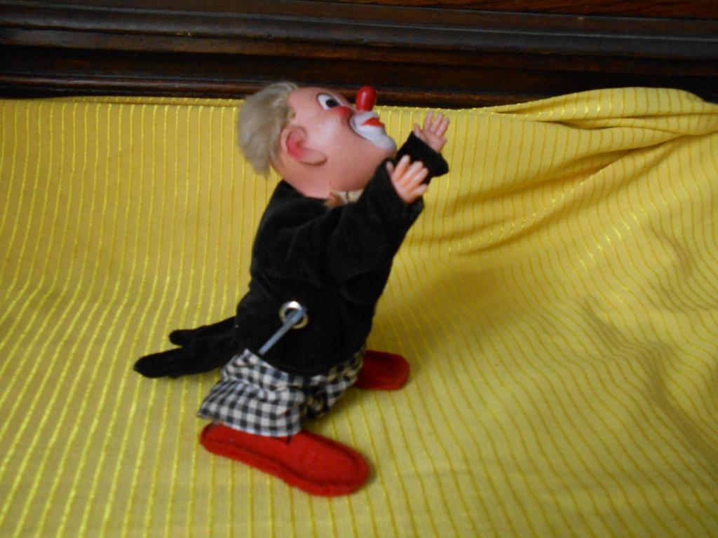 Jouet Ancien Petit Clown, Enlèvement ou Envoi