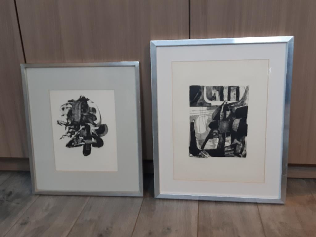 Abstract kunstwerken - gesigneerde litho's uit 1969, Enlèvement