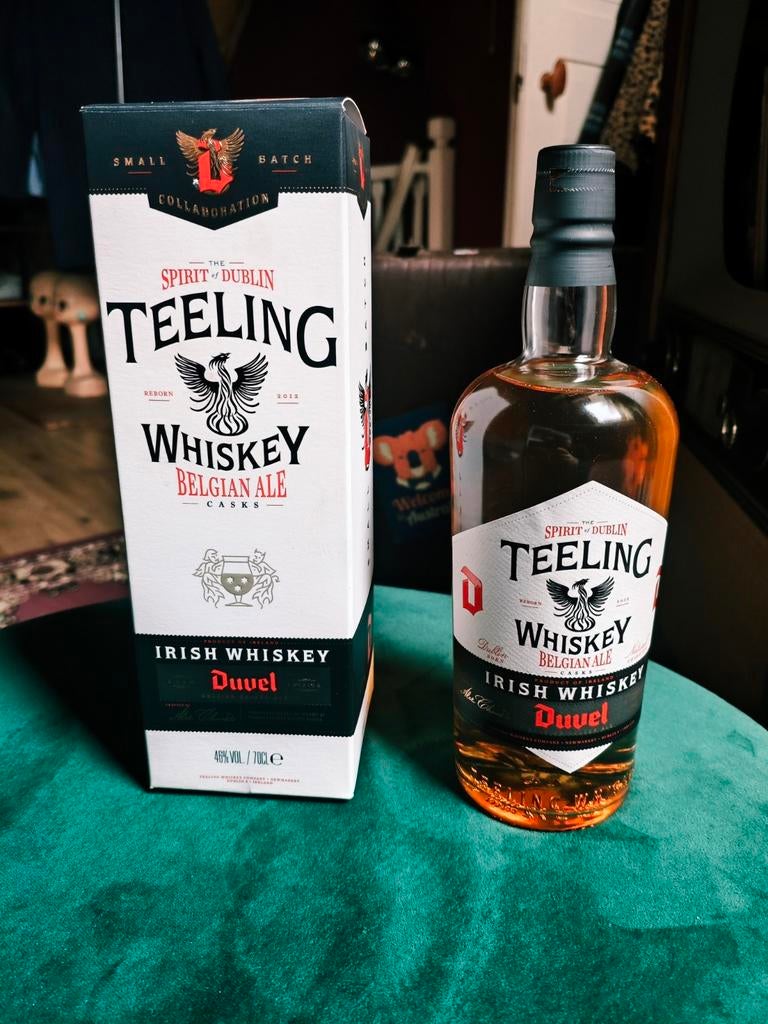 Duvel Teeling Whiskey 1ste editie, Verzamelen, Ophalen of Verzenden, Zo goed als nieuw, Duvel