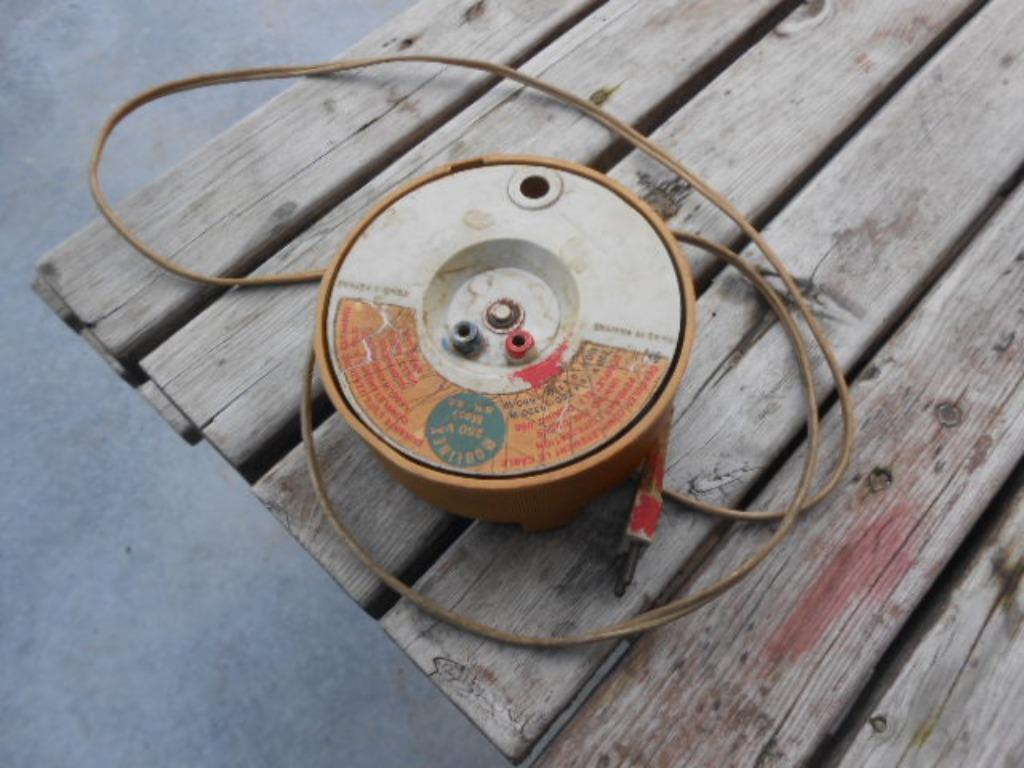 Moulinex verlengkabel op haspel 8 m  230V 6Amp max 1320 Watt, Antiek en Kunst, Ophalen of Verzenden