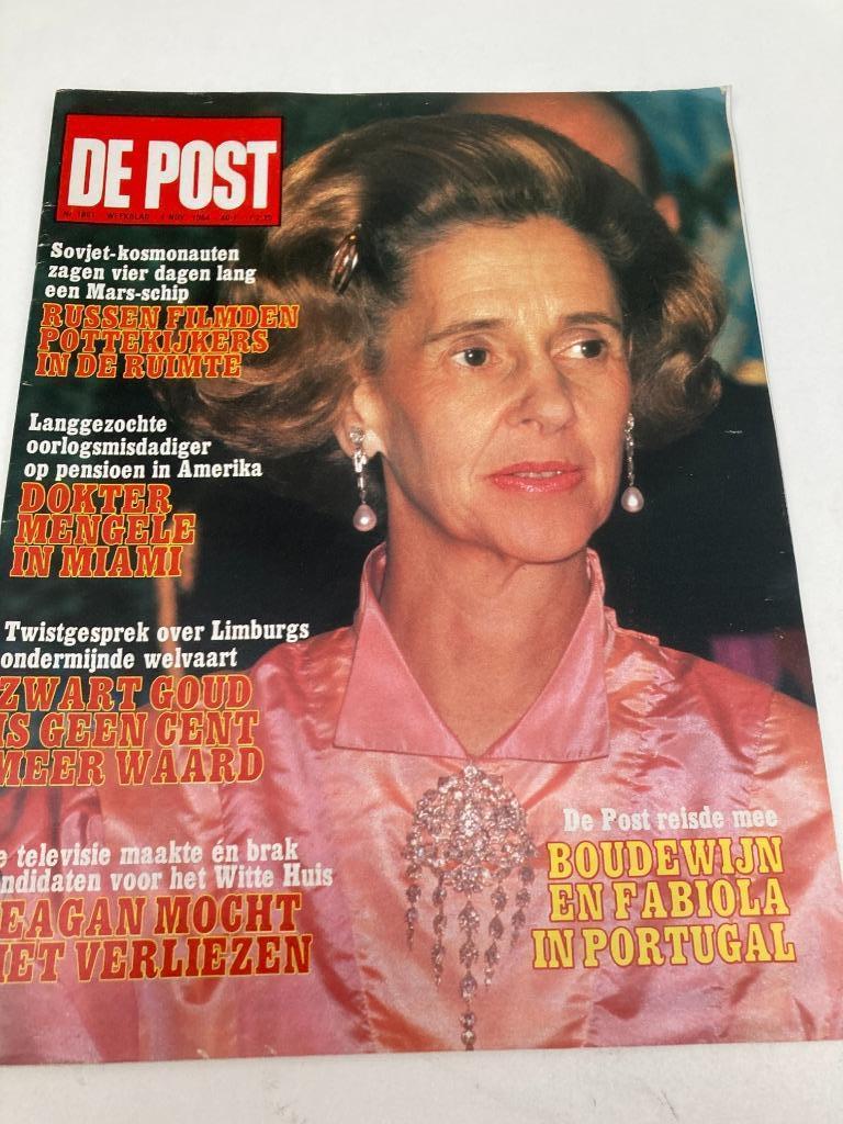 " De Post "nr 1861 1984 : Mengele, Salvador Dali, steenkool, Verzamelen, Ophalen of Verzenden, 1980 tot heden, Tijdschrift
