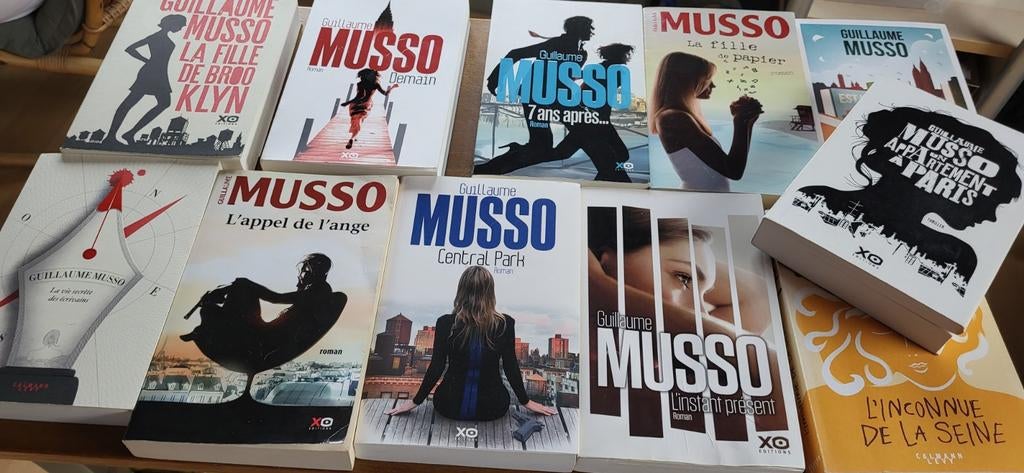 Différents livres de Guillaume MUSSO