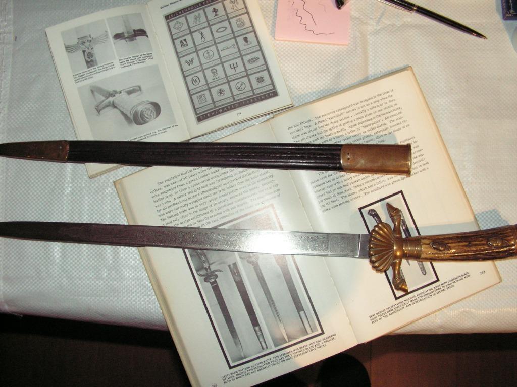 poignard allemand (Hirschfanger), Enlèvement ou Envoi, Armée de terre, Couteau ou Poignard