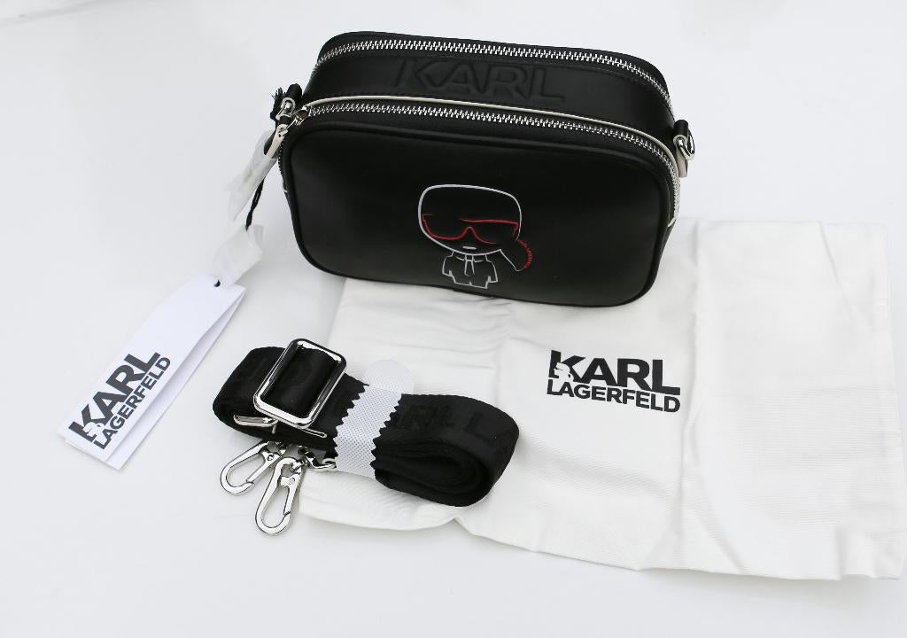 Zeer mooie nieuwe Karl Lagerfeld tas, Handtassen en Accessoires, Ophalen of Verzenden, Nieuw, Zwart