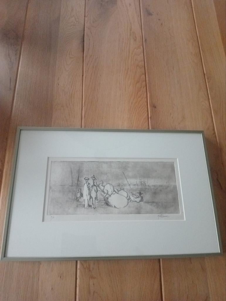 Lithographie de Michel Flamme sur seulement 10 exemplaires, Enlèvement