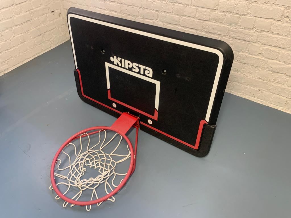 KIPSTA Basketbalboard in hoogte verstelbaar, Sport en Fitness, Basketbal, Ophalen, Zo goed als nieuw, Ring, Bord of Paal