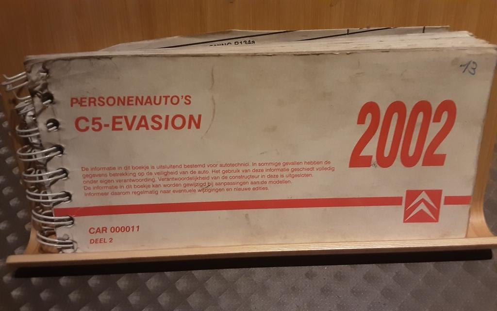 Citroën c5 evasion technische documentatie, Boeken, Auto's | Boeken, Ophalen of Verzenden, Citroën