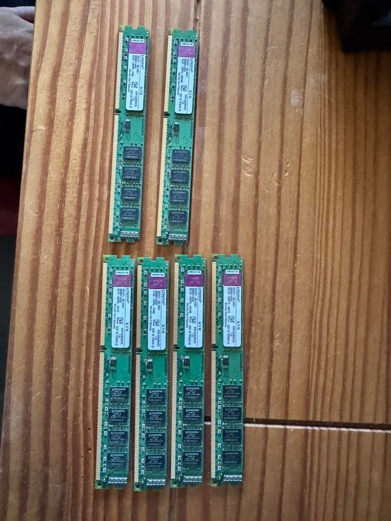 Kingston 2GB DDR3 1333MHz (6 stuks), Computers en Software, Ophalen, Gebruikt, DDR3