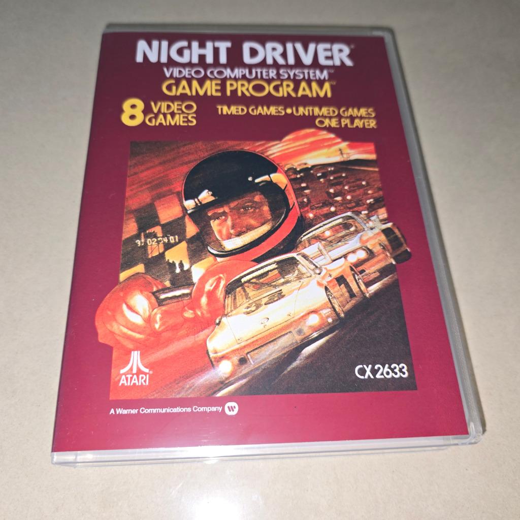 Night Driver Atari 2600 Game Case, Games en Spelcomputers, Games | Atari, Verzenden, Zo goed als nieuw, Atari 2600