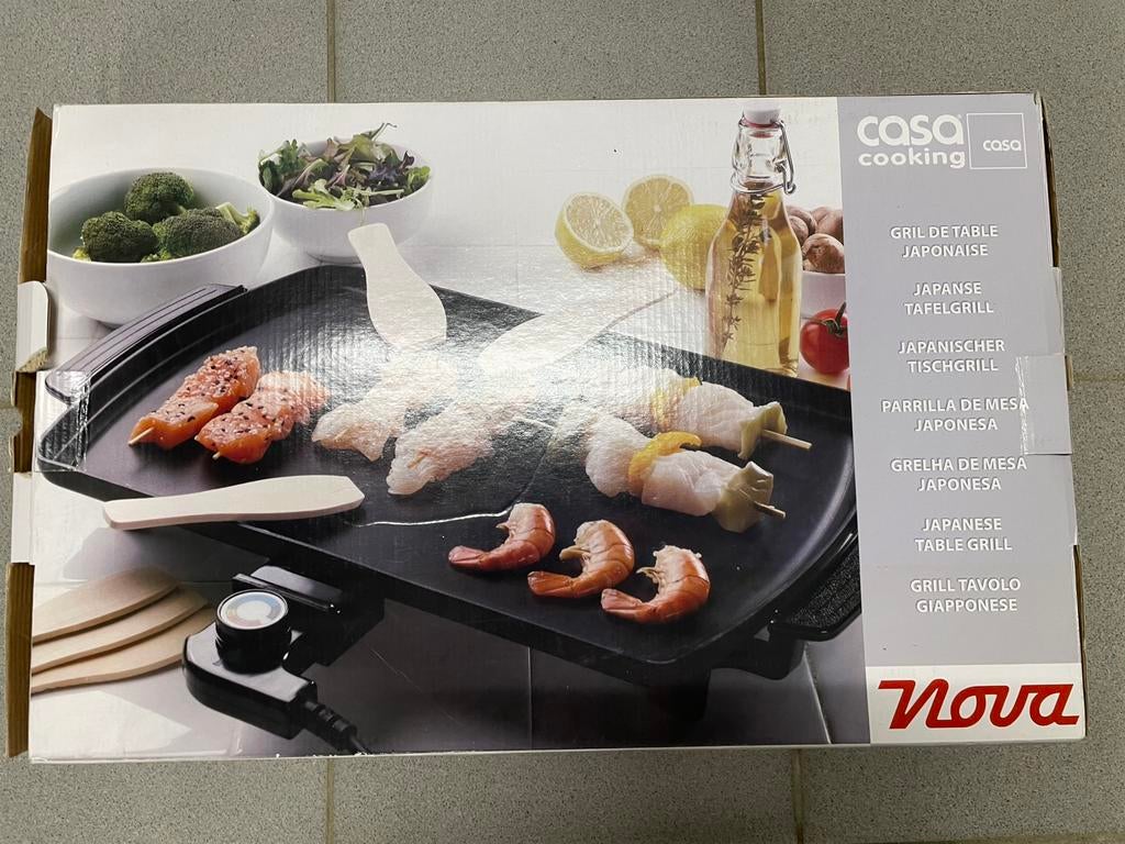Japanse tafelgril nieuw, Electroménager, Appareils à gourmet, Enlèvement, Comme neuf