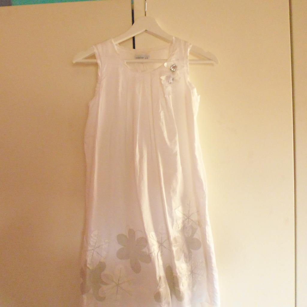 Witte jurk m 164 milla star, Meisje, Ophalen of Verzenden, Zo goed als nieuw, Jurk of Rok