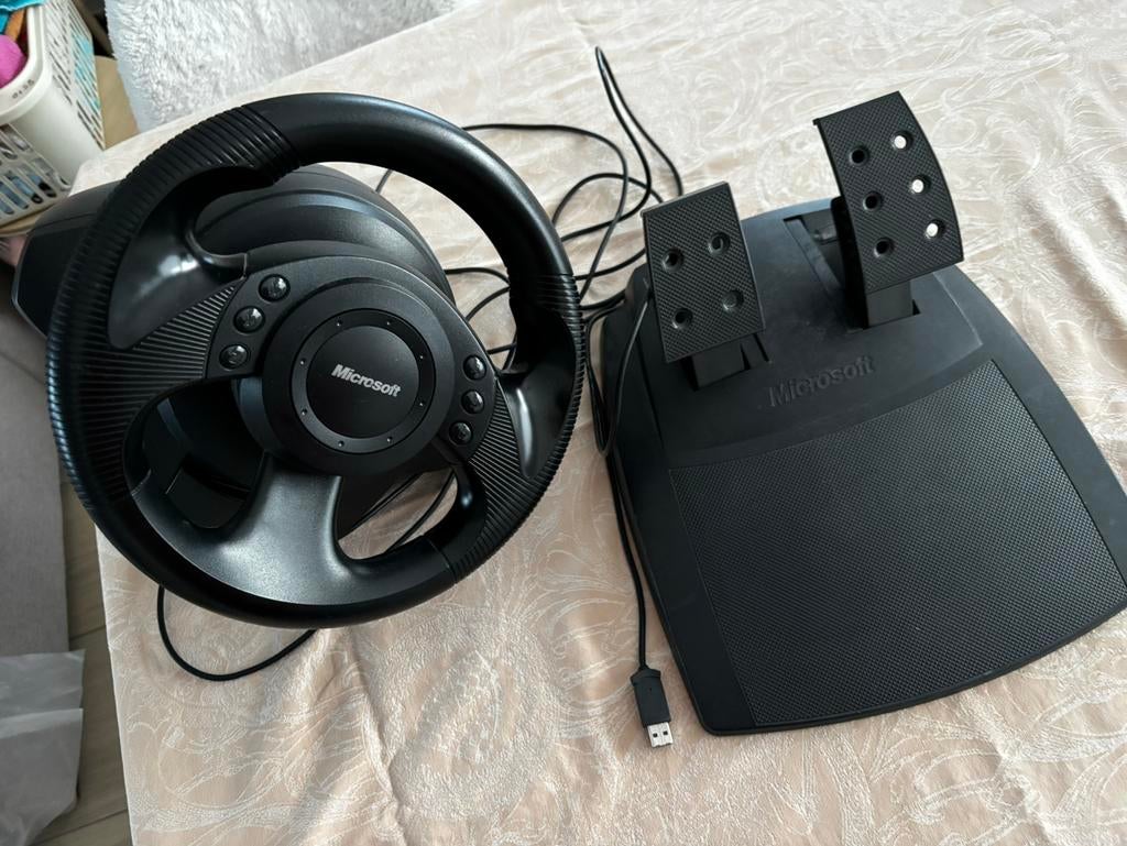 Pc gaming stuur microsoft sidewinder precision usb, Informatique & Logiciels, Enlèvement, Comme neuf
