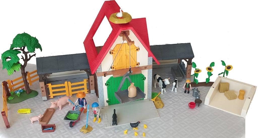 Playmobil grande ferme – réf. 4490 F, Enlèvement, Utilisé, Ensemble complet