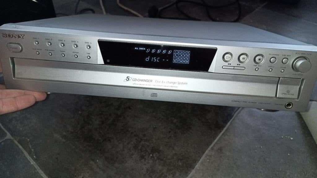 Sony 5cd wisselaar CDP-CE375, Ophalen of Verzenden, Gebruikt, Sony, Wisselaar
