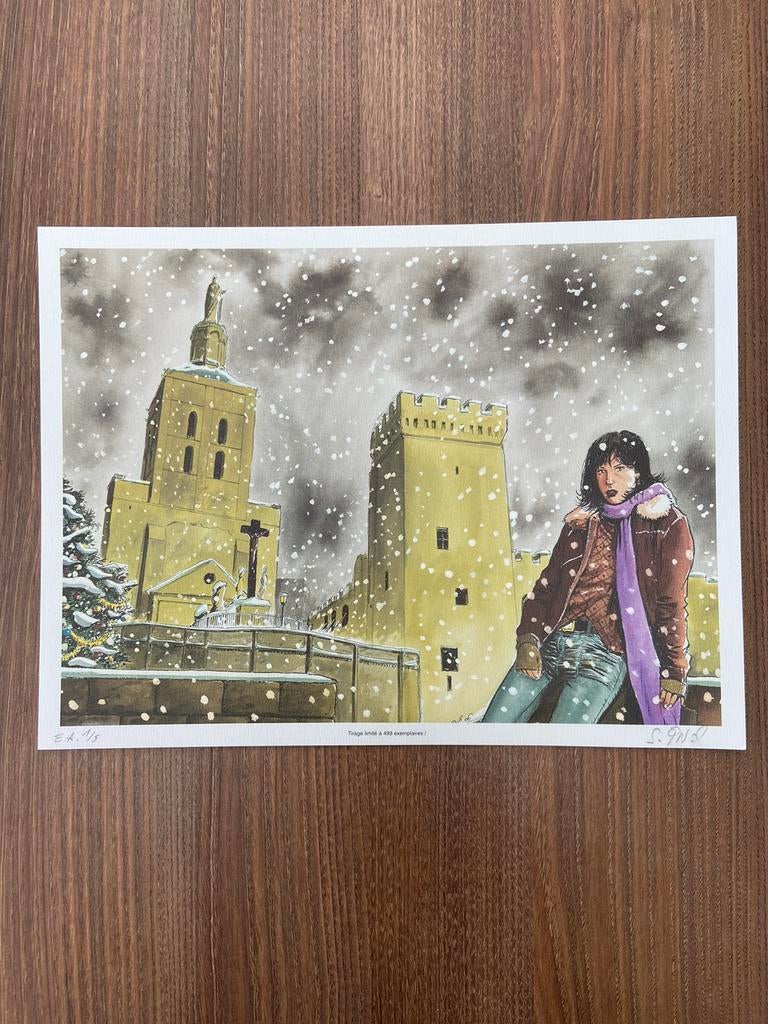 Ex Libris Fino - Neige gesigneerd genummerd, Verzamelen, Ophalen of Verzenden, Zo goed als nieuw
