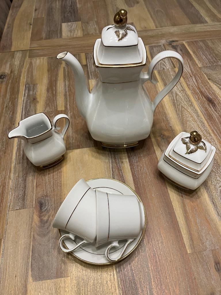 vintage eet en koffie servies, Antiek en Kunst, Ophalen