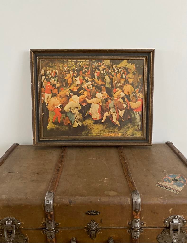 Pieter Bruegel: The Wedding Dance - antiek - vintage - uniek, Antiek en Kunst, Ophalen