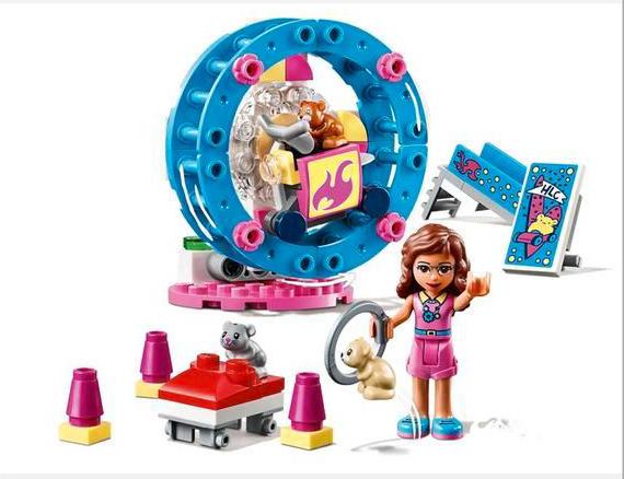 Lego Friends 41383 - L’aire de jeu du hamster d’Olivia, Comme neuf, Lego