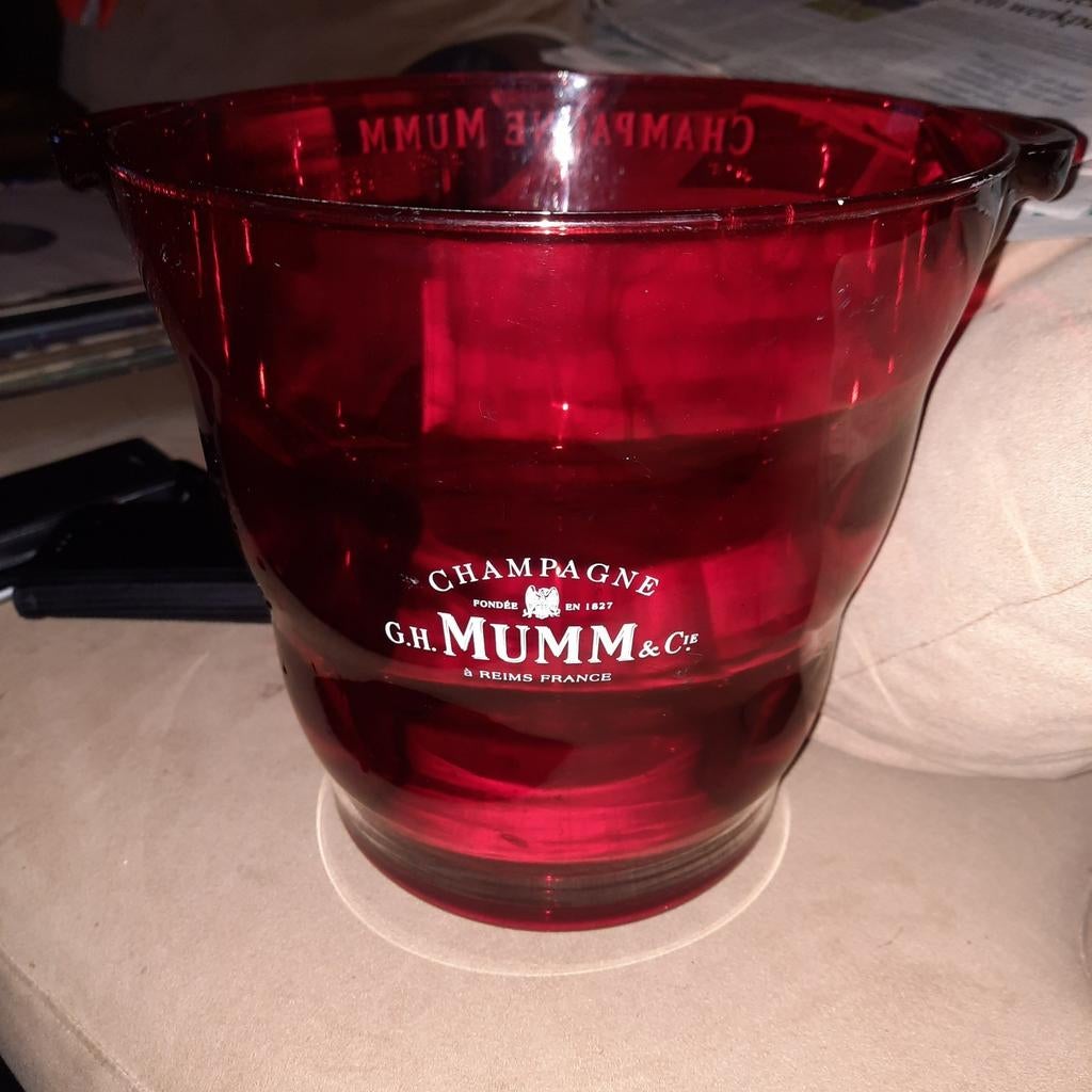 Seau à champagne Mumm, comme neuf., Enlèvement ou Envoi, Comme neuf, Champagne