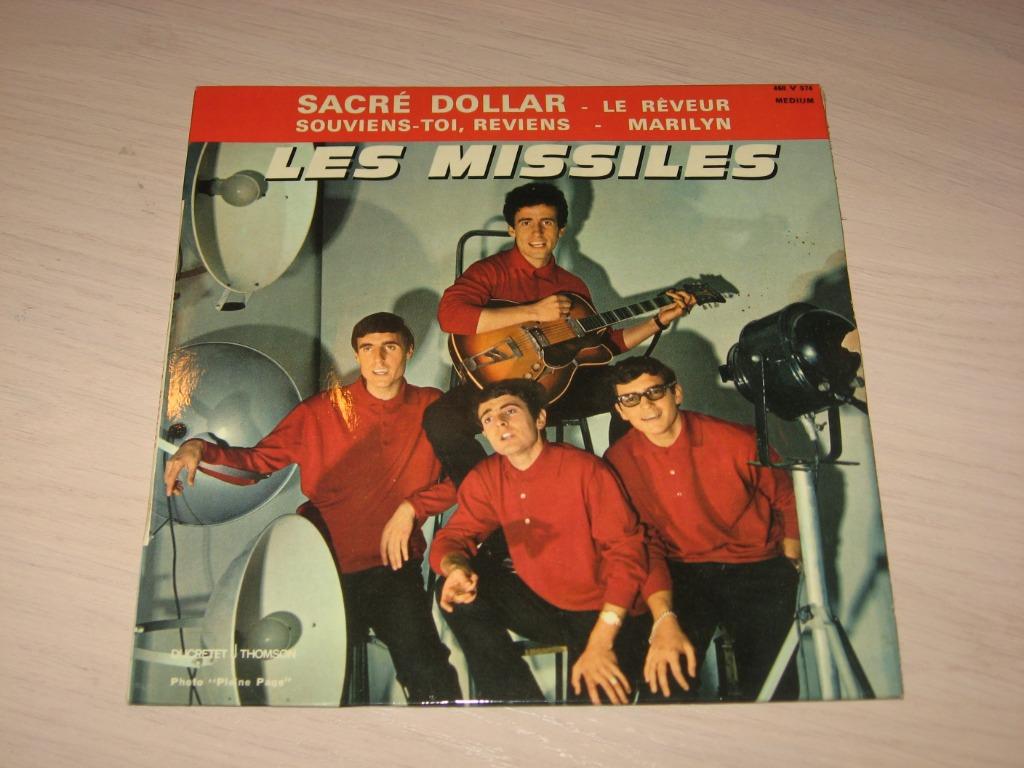 Disque vinyl 45 tours les missiles, Ophalen of Verzenden, Zo goed als nieuw