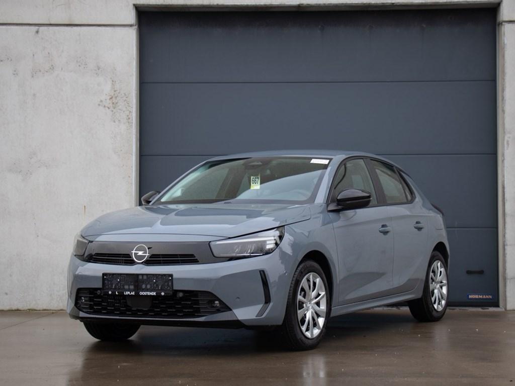 Opel Corsa 1.2 MT6 100PK|NIEUW|STOCK, Autos, Argent ou Gris, Achat, Boîte manuelle, Noir