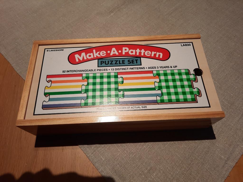 Houten puzzel, Ophalen, 2 tot 4 jaar, Meer dan 50 stukjes, Zo goed als nieuw