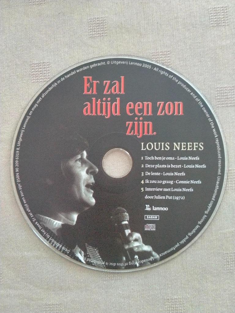 Louis Neefs  + boek " Er zal altijd een zon zijn", Ophalen, Zo goed als nieuw