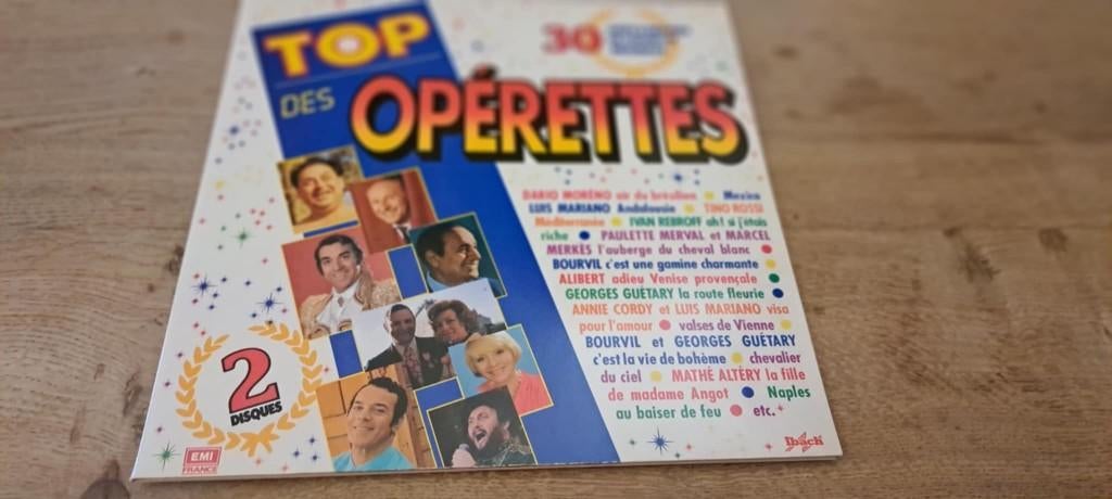 Vinyle 33 Tours : Top des opérettes, Enlèvement ou Envoi
