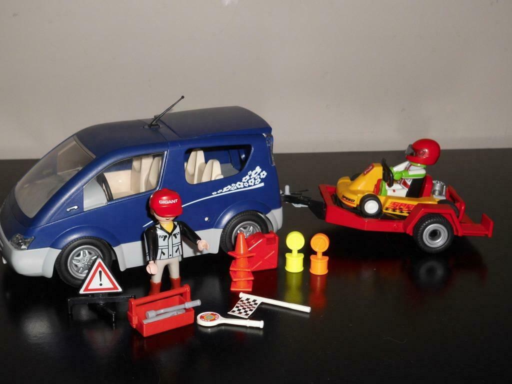 playmobil auto met kart, Kinderen en Baby's, Speelgoed | Playmobil, Ophalen of Verzenden, Gebruikt