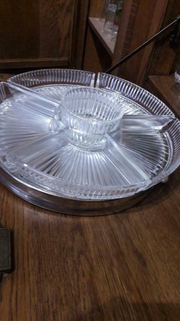 Plateau à compartiment, Ophalen of Verzenden, Zo goed als nieuw, Glas