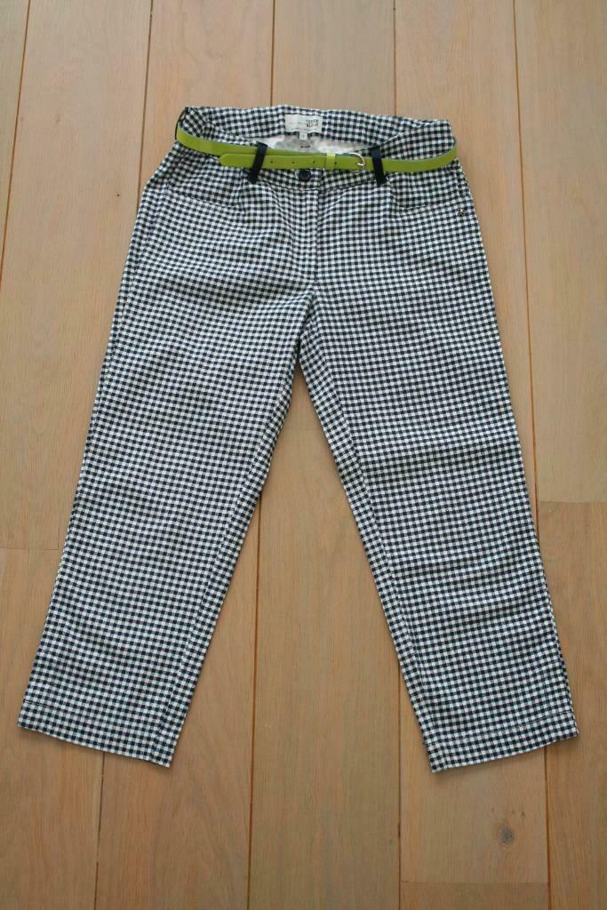 Lange broek + riem Terre Bleue 12-14 J - zgan, Enlèvement ou Envoi, Comme neuf, Fille, Pantalon