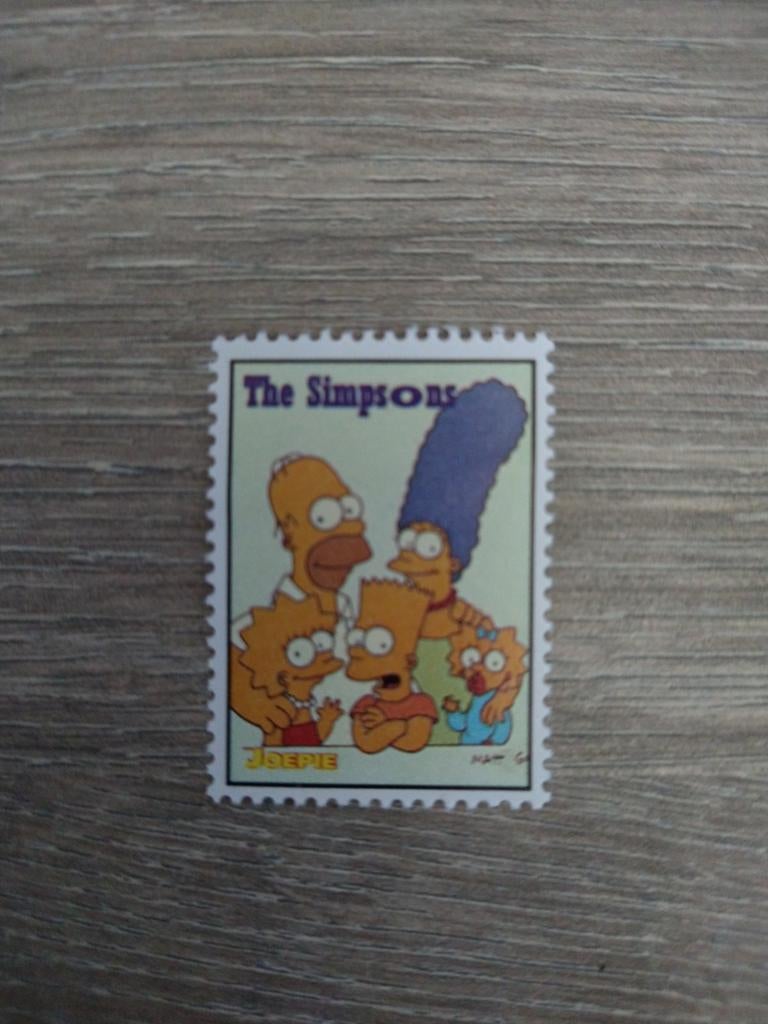 Tampon « The Simpson » très rare., Collections, Enlèvement ou Envoi, Autres personnages, Neuf, Image, Affiche ou Autocollant