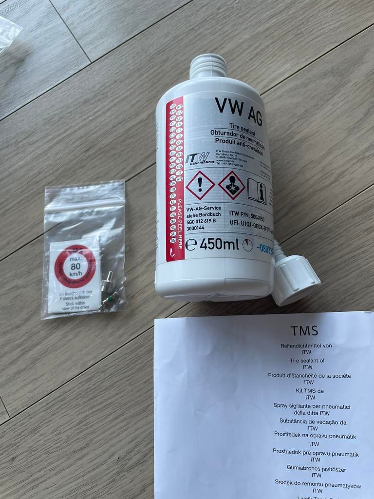 Bandenafdichtmiddel kit nieuw, Ophalen of Verzenden
