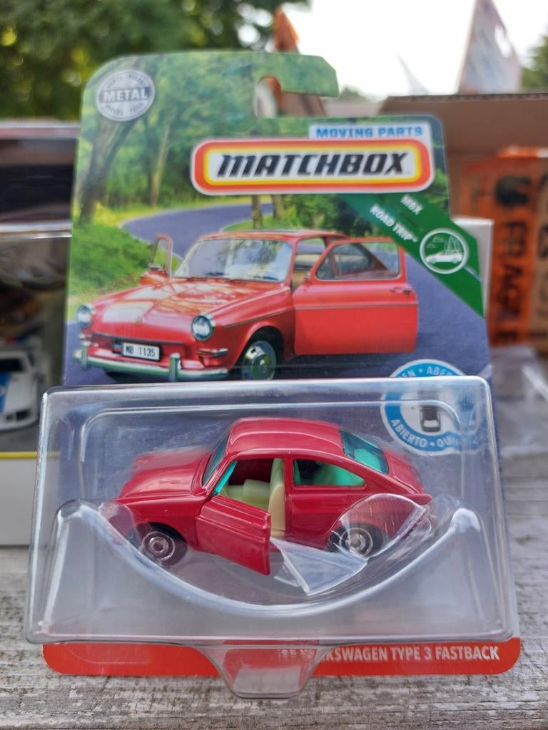 Matchbox volkswagen type 3 fastback '65, Enlèvement ou Envoi, Comme neuf, Matchbox