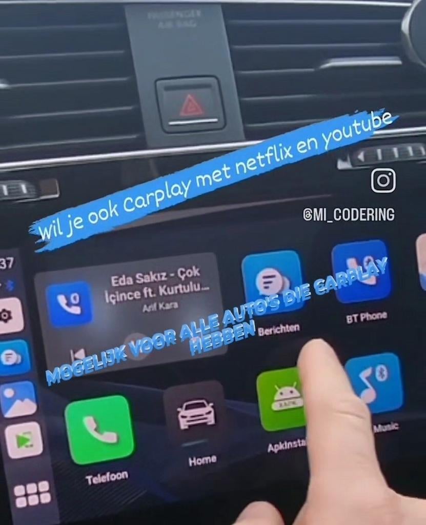 Carplay box voor alle auto's NIET VOOR BMW groep, Ophalen of Verzenden