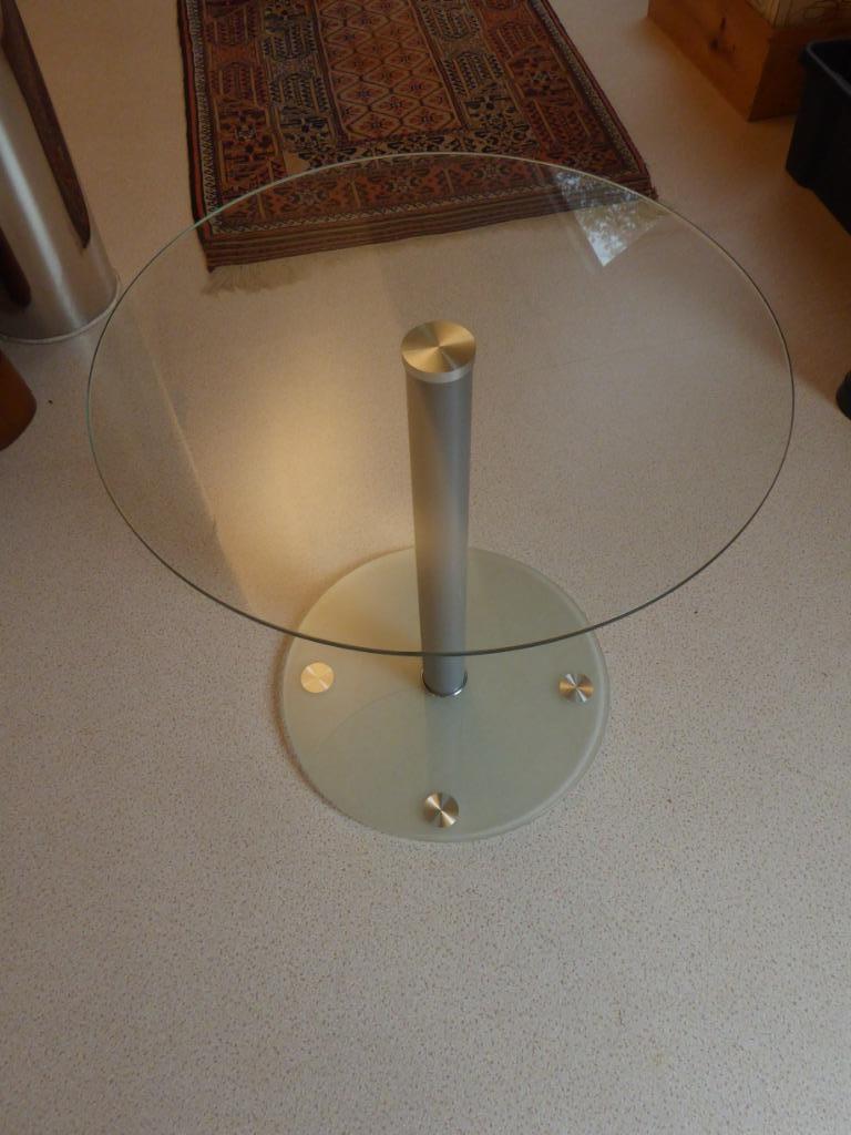 Table en verre, Enlèvement, Comme neuf, Verre