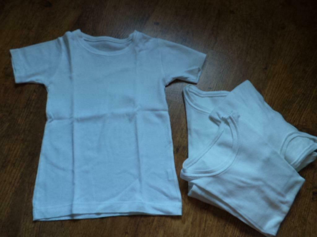 Lot de 5 chemisettes manches courtes garçon TEX 4-5 ans, Nacht- of Onderkleding, Gebruikt, Tex, Ophalen of Verzenden