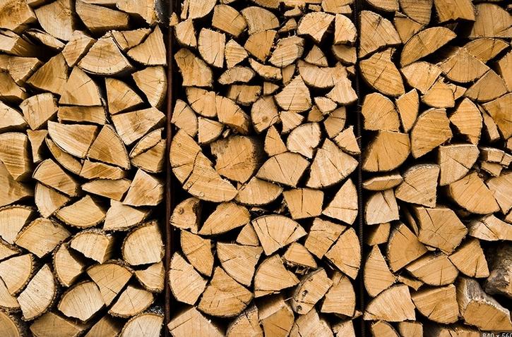 Bois de chauffage en 35cm bois dur sec de 2 ans, Enlèvement, Bûches