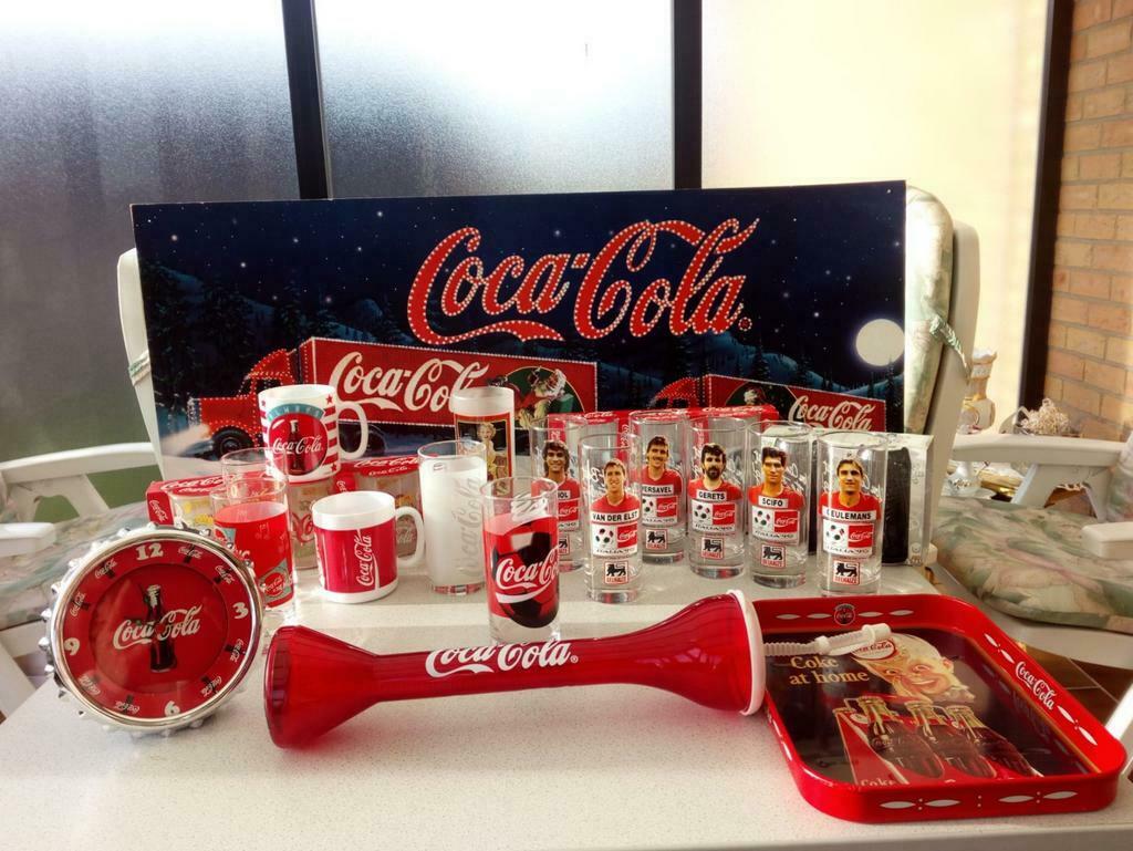 Coca Cola glazen, blikjes, flesjes, Ophalen of Verzenden, Zo goed als nieuw