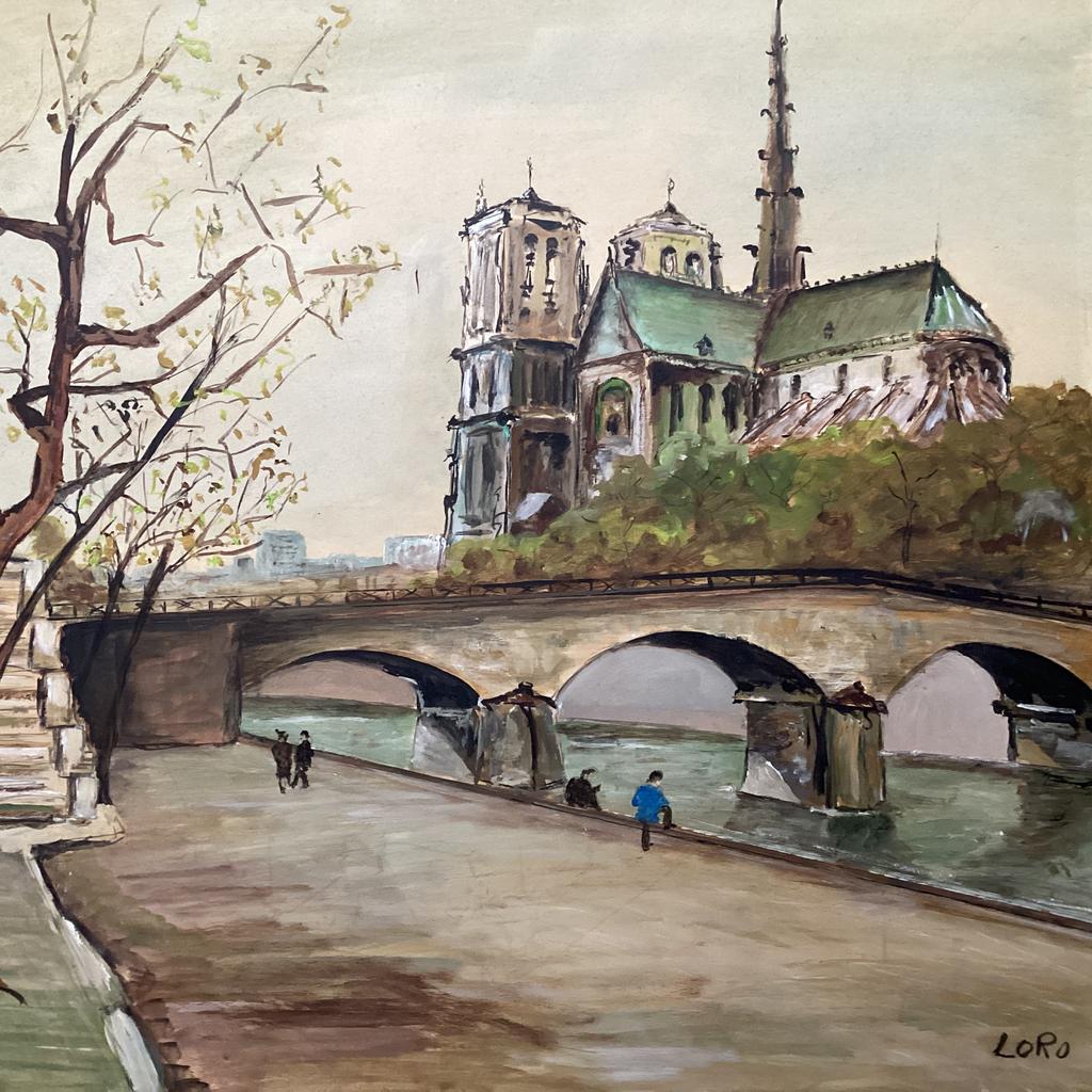 NOTRE DAME DE PARIS -LORO, Antiquités & Art, Antiquités | Cartes scolaires