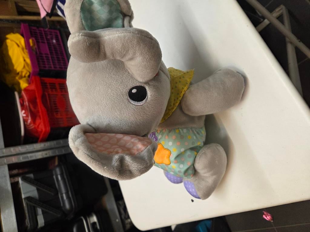 VTech Kruip-met-mij-olifant, Kinderen en Baby's, Ophalen of Verzenden, Zo goed als nieuw