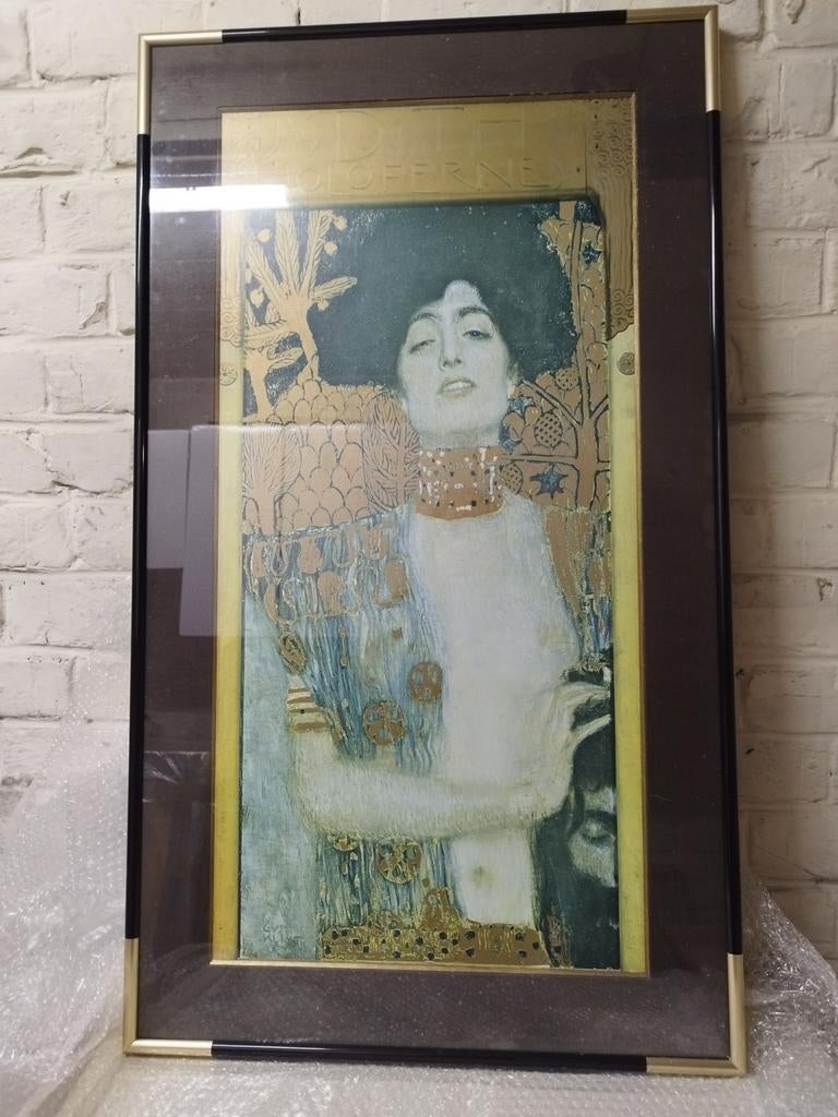 reproduction encadrée de l'œuvre d'art symboliste "Judith", Enlèvement
