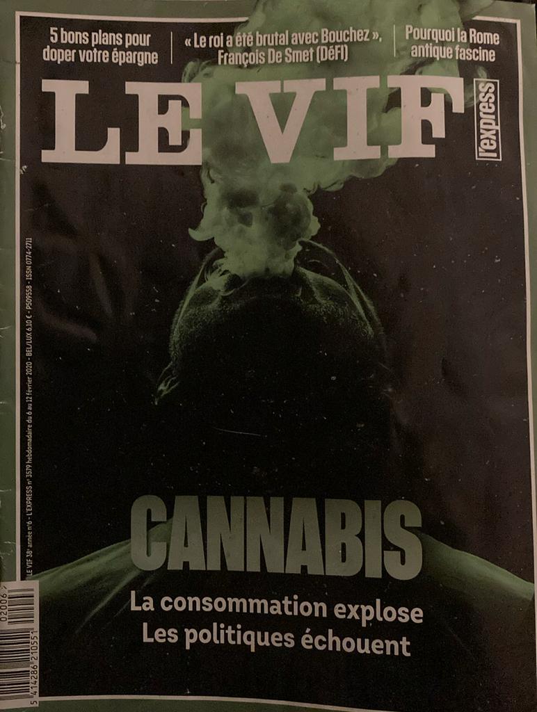 Le vif l’express cannabis, Ophalen of Verzenden