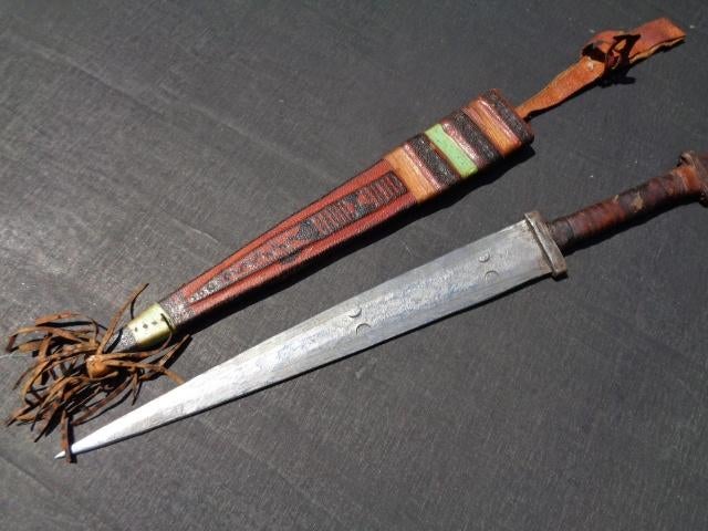 Noord Afrikaanse mes , handenarbeid , 39 cm lang, Ophalen of Verzenden